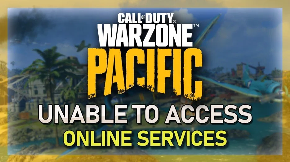 Fix Warzone Pacific Can Not Access Online Services - Guide