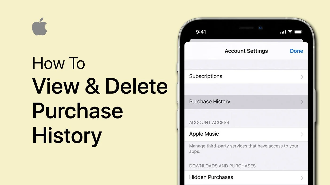 View &amp; Delete Purchase History for App Store on iPhone - Tutorial
