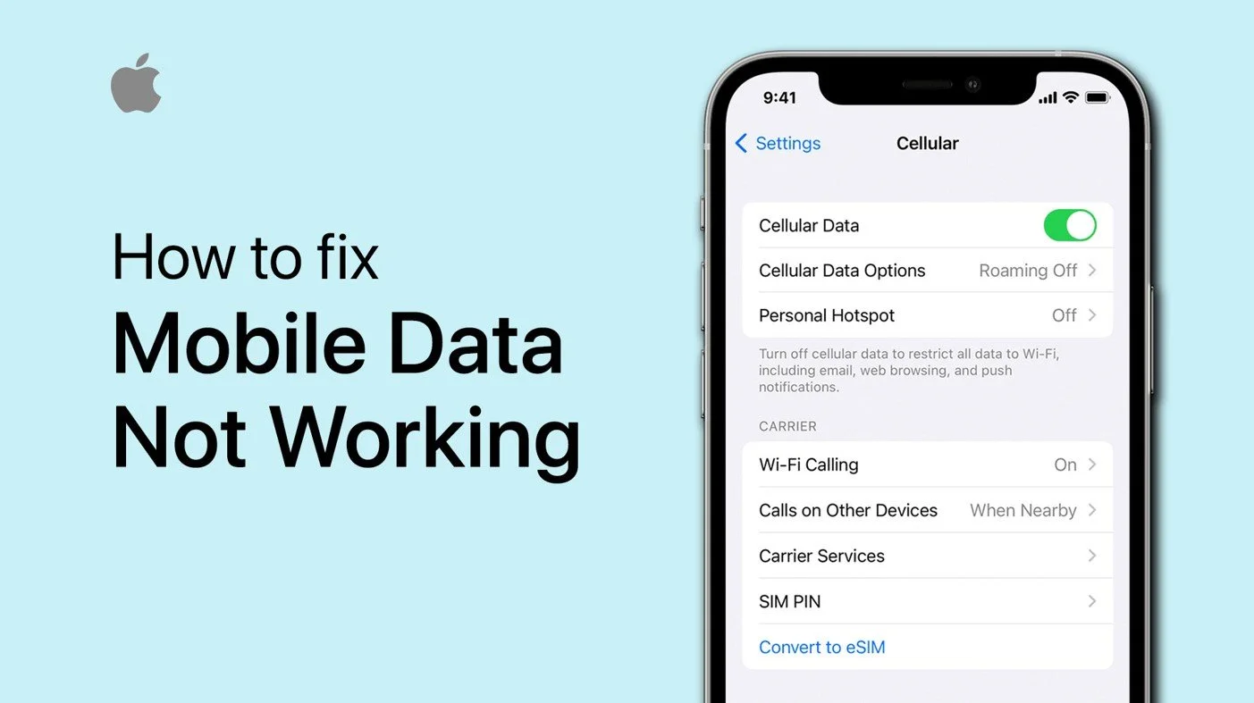 How To Fix Mobile Data Not Working on iPhone