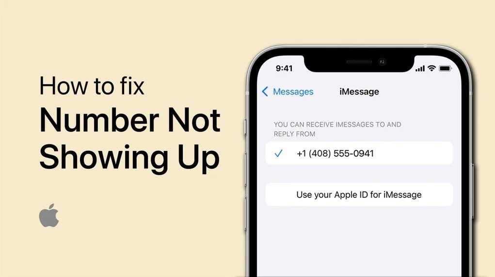 Fix Number Not Showing Up in iMessage &amp; FaceTime on iPhone