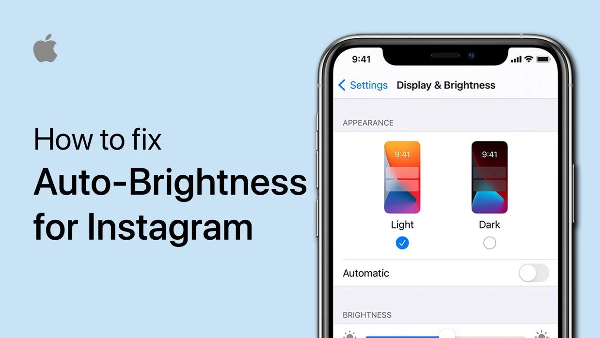 How To Fix Automatic Brightness Increase for Instagram on iPhone