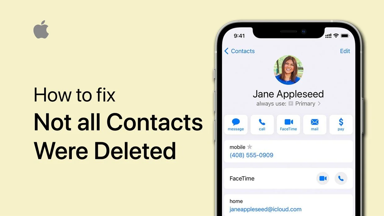 How To Fix Not All Contacts Were Deleted, One or More May Be Read Only