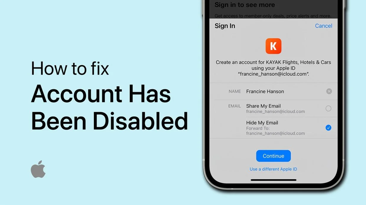 Fix Your Account Has Been Disabled In App Store
