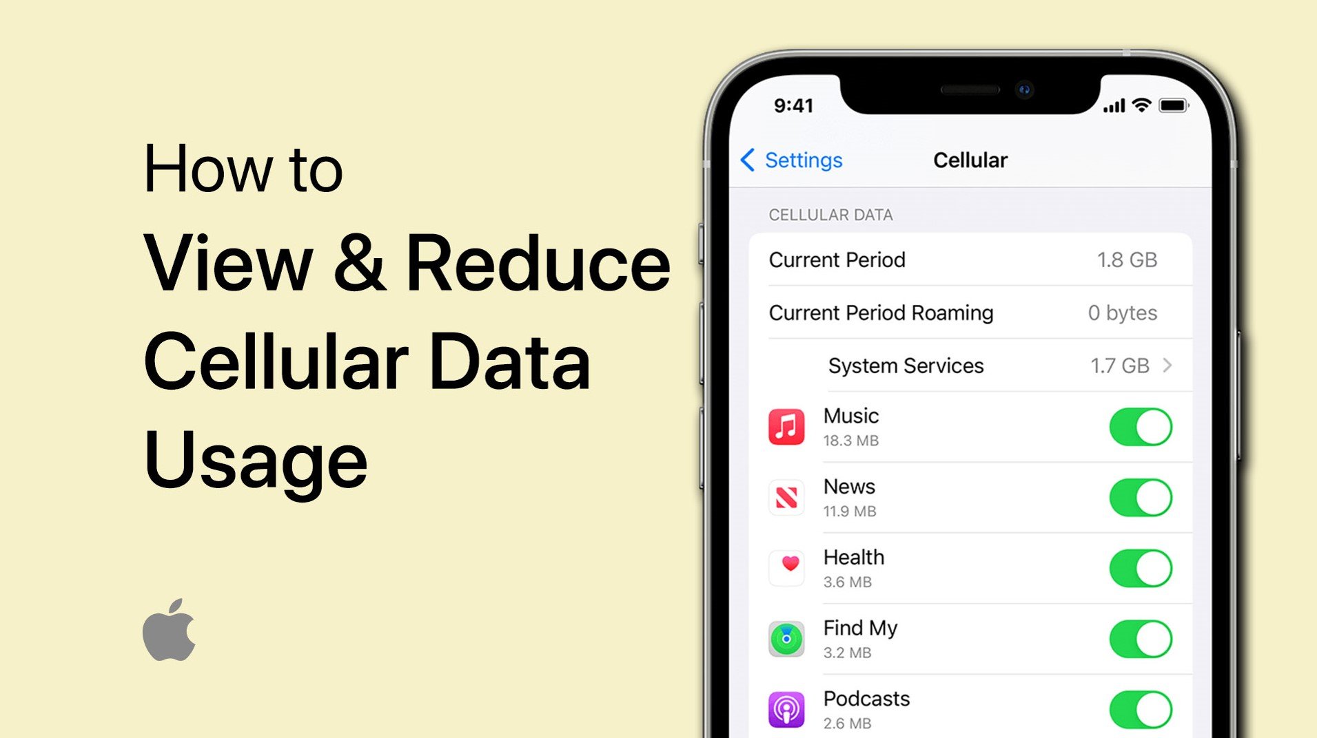 How To View &amp; Reduce Cellular Data Usage on iPhone