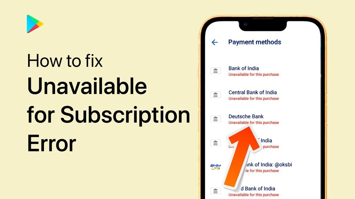 How To Fix “Unavailable for Subscription” Error - Google Play Store