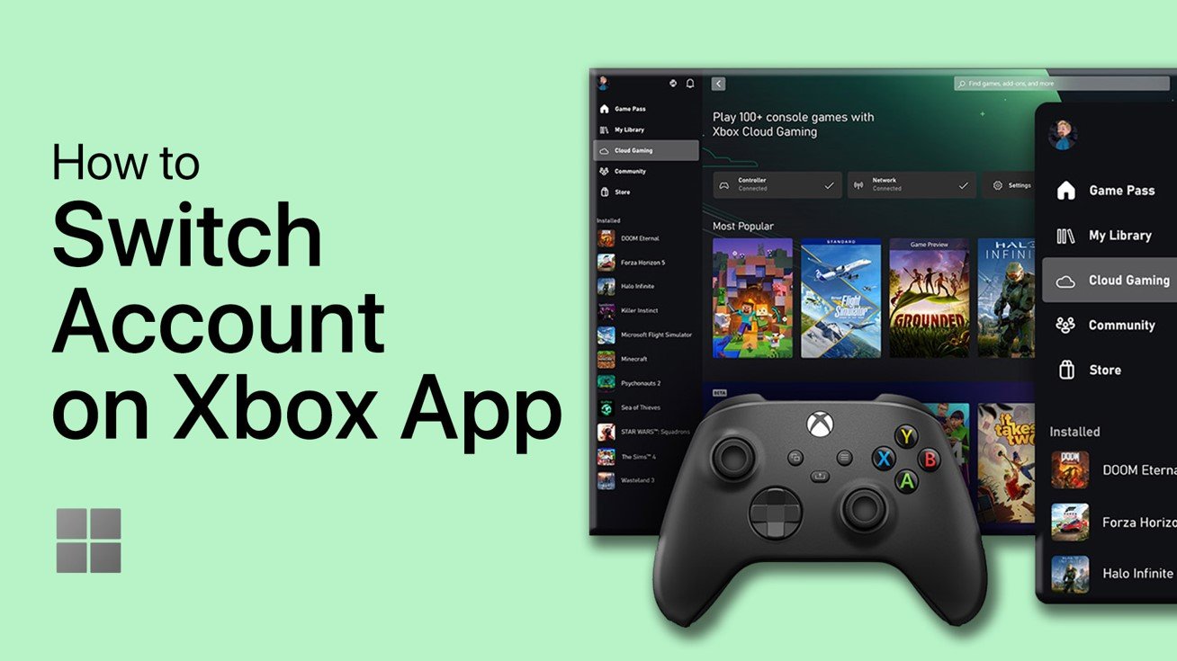 How To Switch Microsoft Account on Xbox App (Windows)