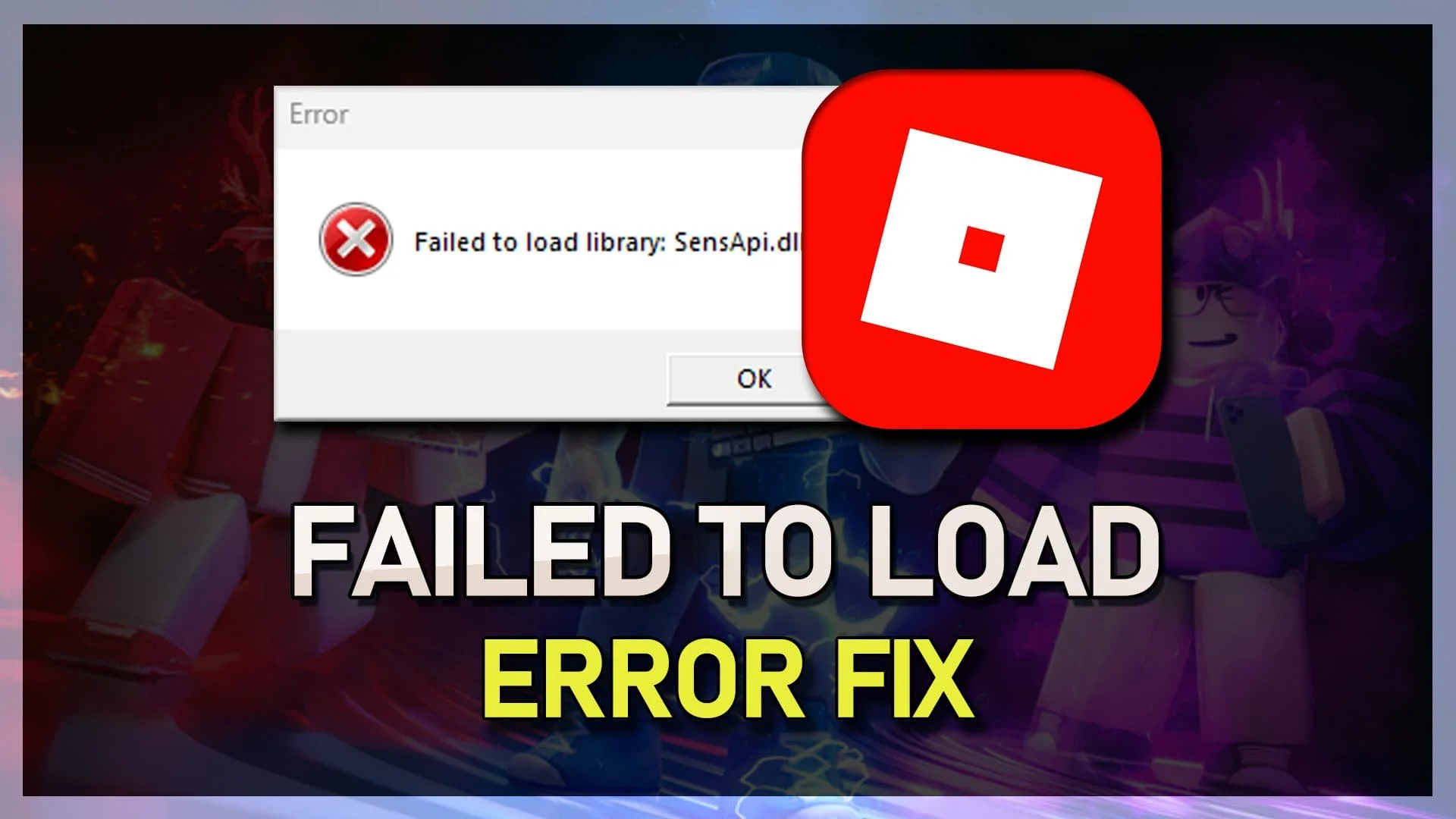 Failed to load library roblox