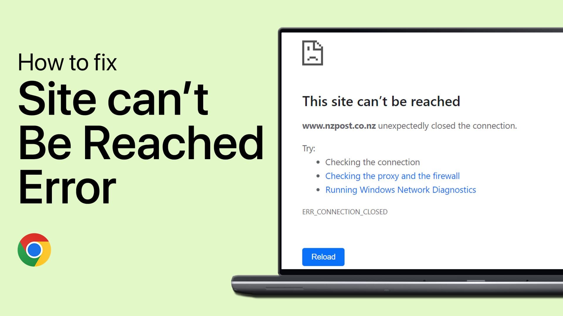 How To Fix This Site Can’t Be Reached Error - Google Chrome — Tech How