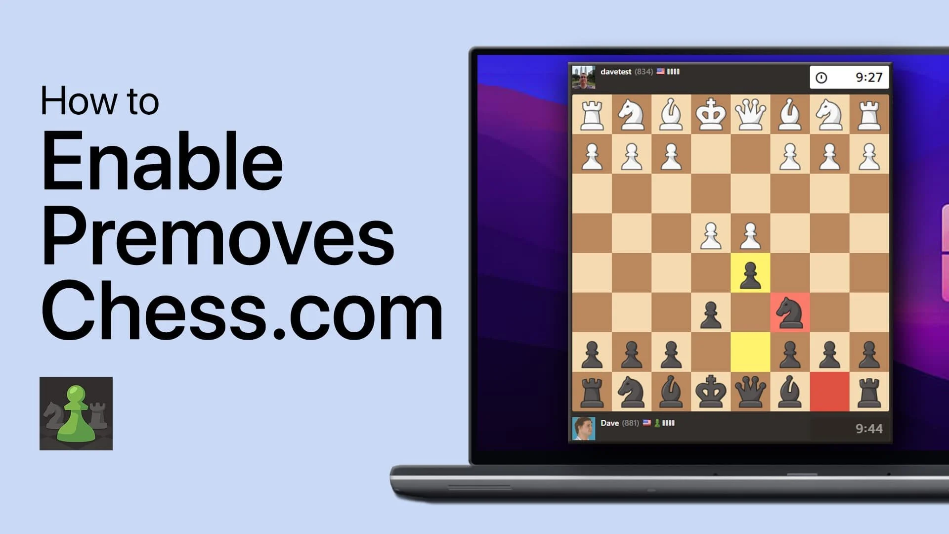 How To Enable Premoves on Chess.com