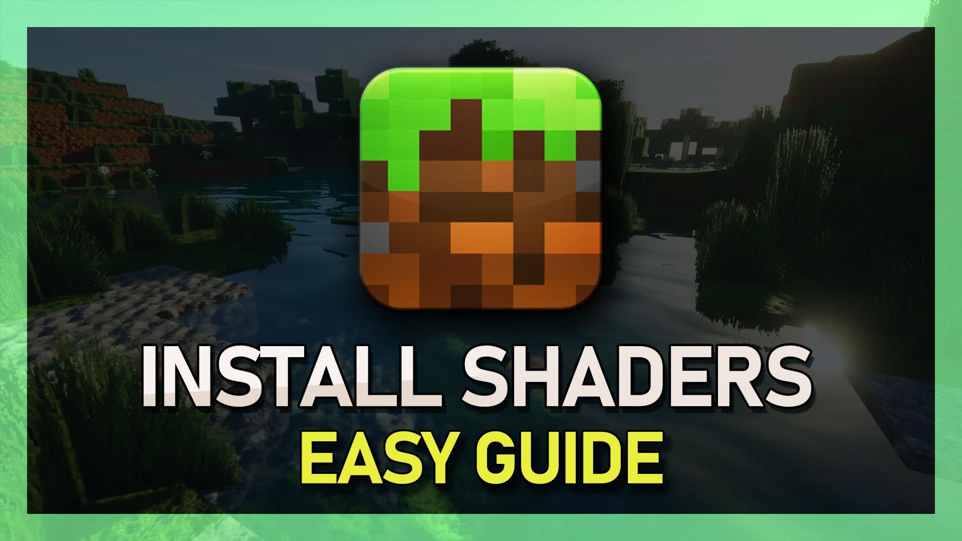 How to install shaders in minecraft java edition tutorial tech how