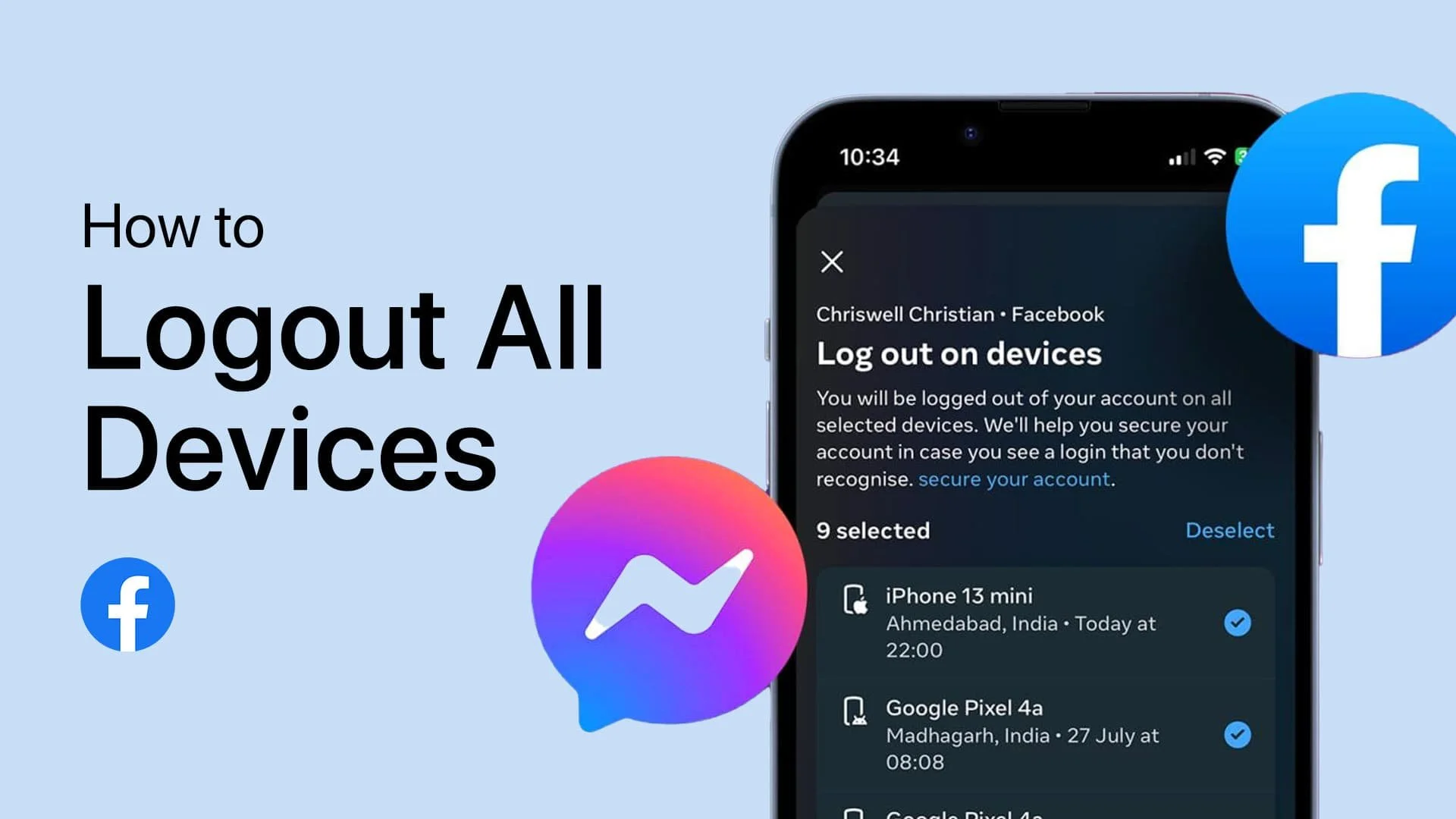 How To Logout Facebook From All Devices