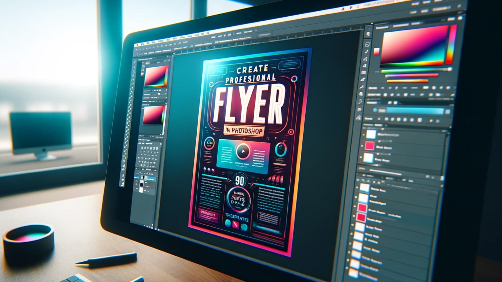 Create Professional Flyer in Photoshop - Tutorial &amp; Template