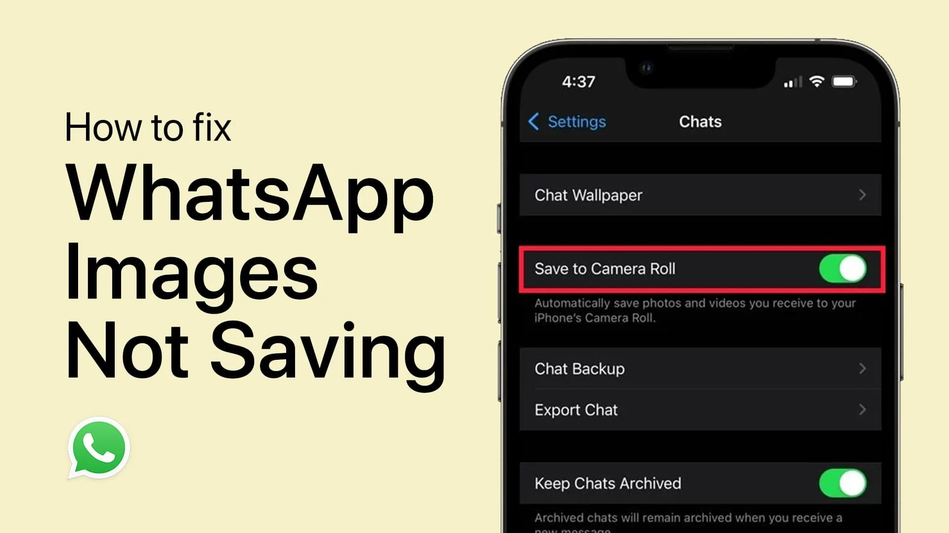 WhatsApp Images Not Showing Up in Gallery Problem Fix