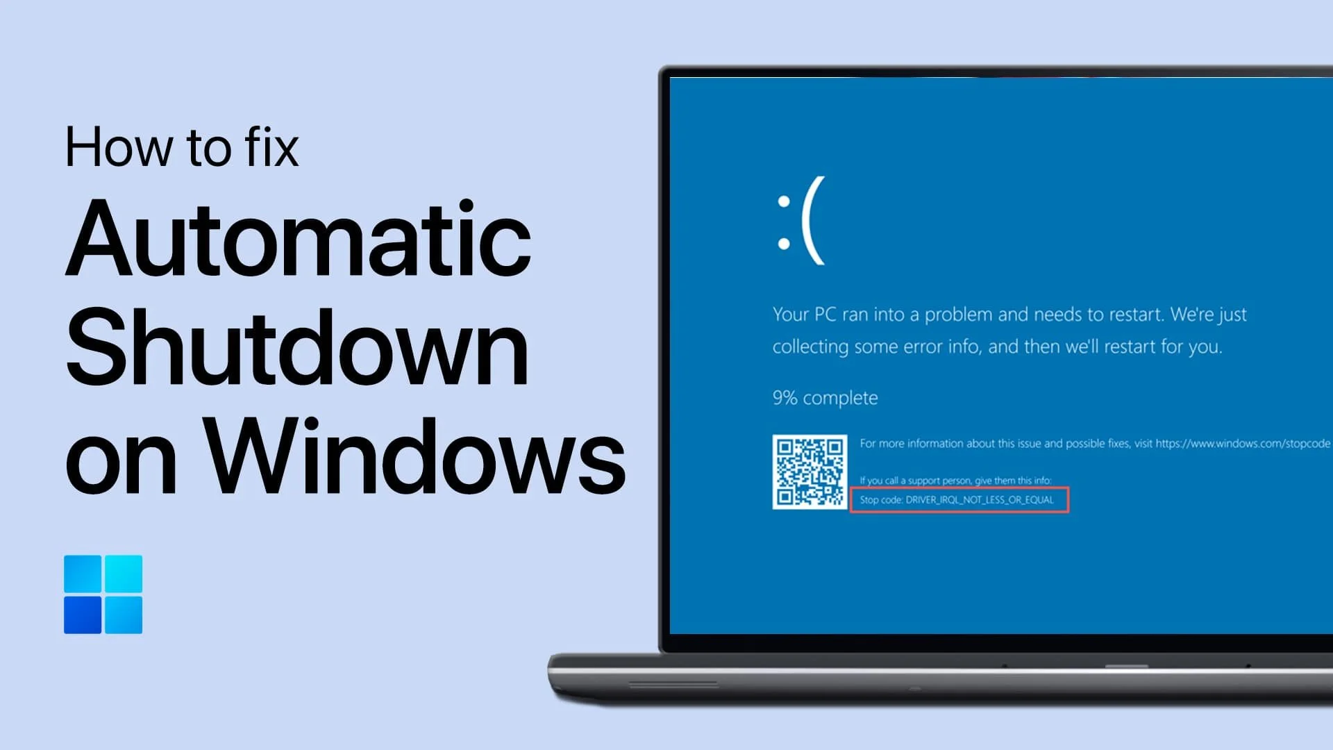 How To Fix Auto Shutdown or Restart Problem on Windows 10/11