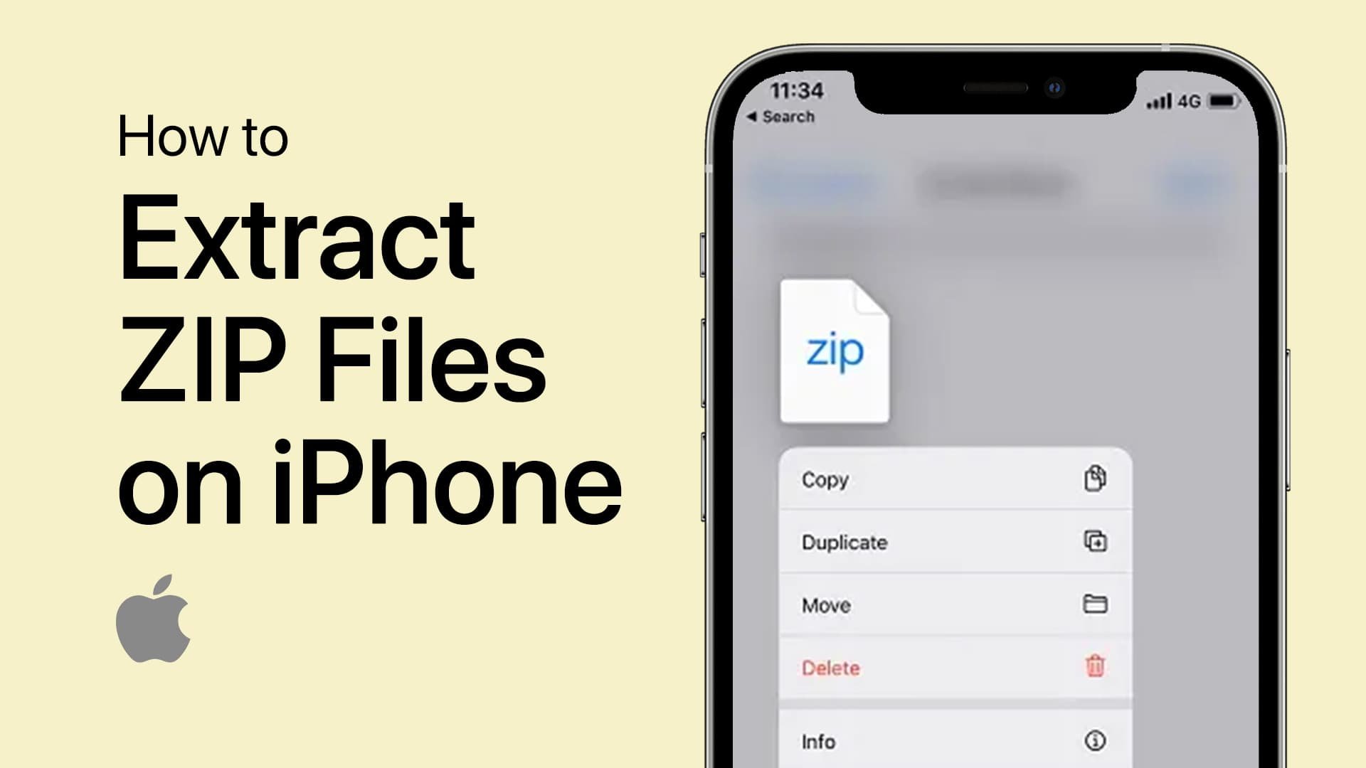 How To Extract ZIP Files on iPhone