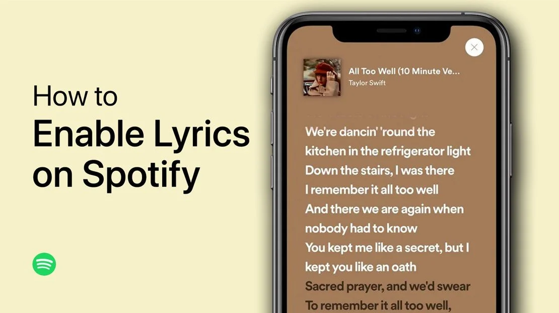 How To Enable Lyrics on Spotify Tutorial — Tech How