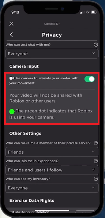 How to enable face tracking option on roblox (mobile) - Full Guide  *Tutorial* 