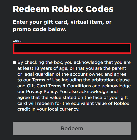 Roblox.Com Redeem _ How to Redeem Gift Codes for ROBLOX – GMDJ
