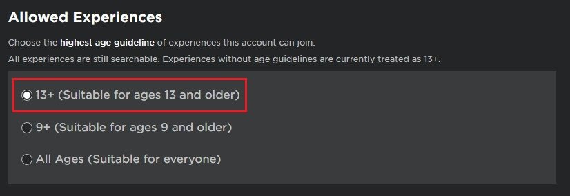 How to Fix / Solve This Experience is Unavailable Due to Your Account  Settings on Roblox - SarkariResult