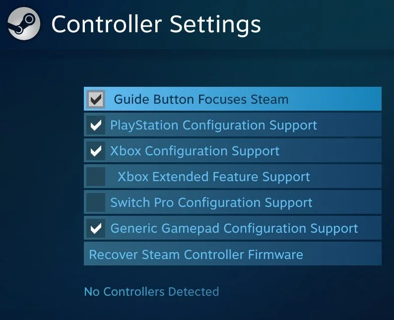 Steam Support :: Steam Controller Setup – VXLW
