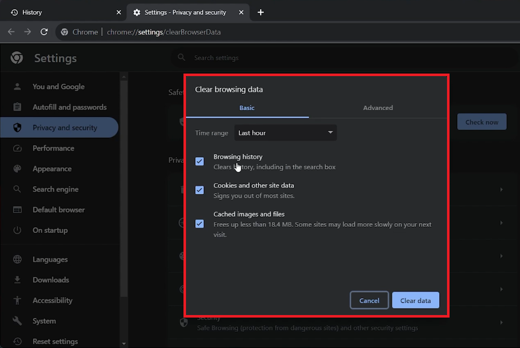 How To Clear Browsing Data on Google Chrome Tutorial — Tech How