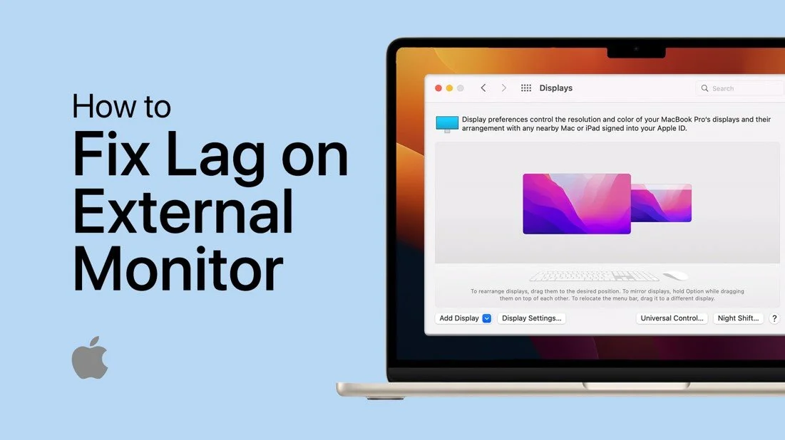 Fixed External Screen How To Fix Lag on External Monitor (Mac OS) — Tech How