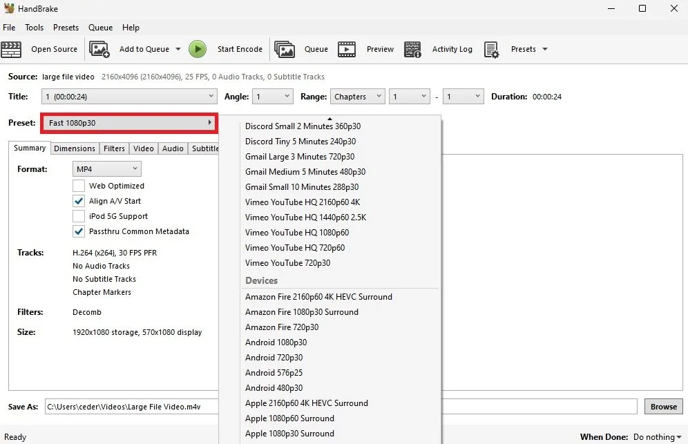 How To Compress Videos with Handbrake on Windows 11 — Tech How