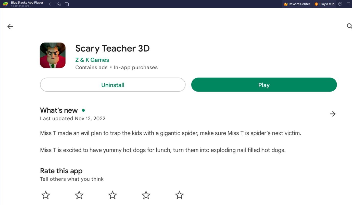 Download & Play Scary Teacher 3D on PC & Mac (Emulator)