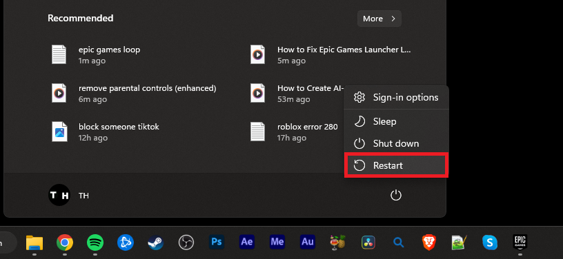 How to Fix Epic Games Launcher Login Loop Error (2023)