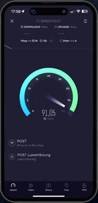 test internet connection speed