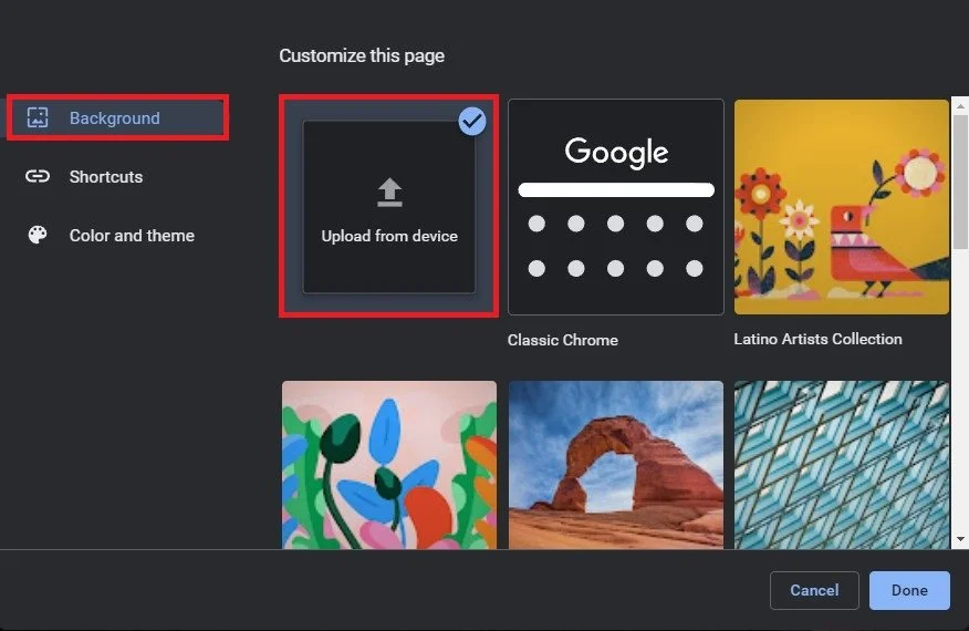 Use Custom Image as Google Chrome Background Guide — Tech How