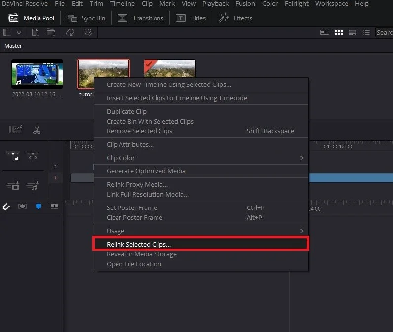 How To Fix Media Offline Error in DaVinci Resolve 18 — Tech How