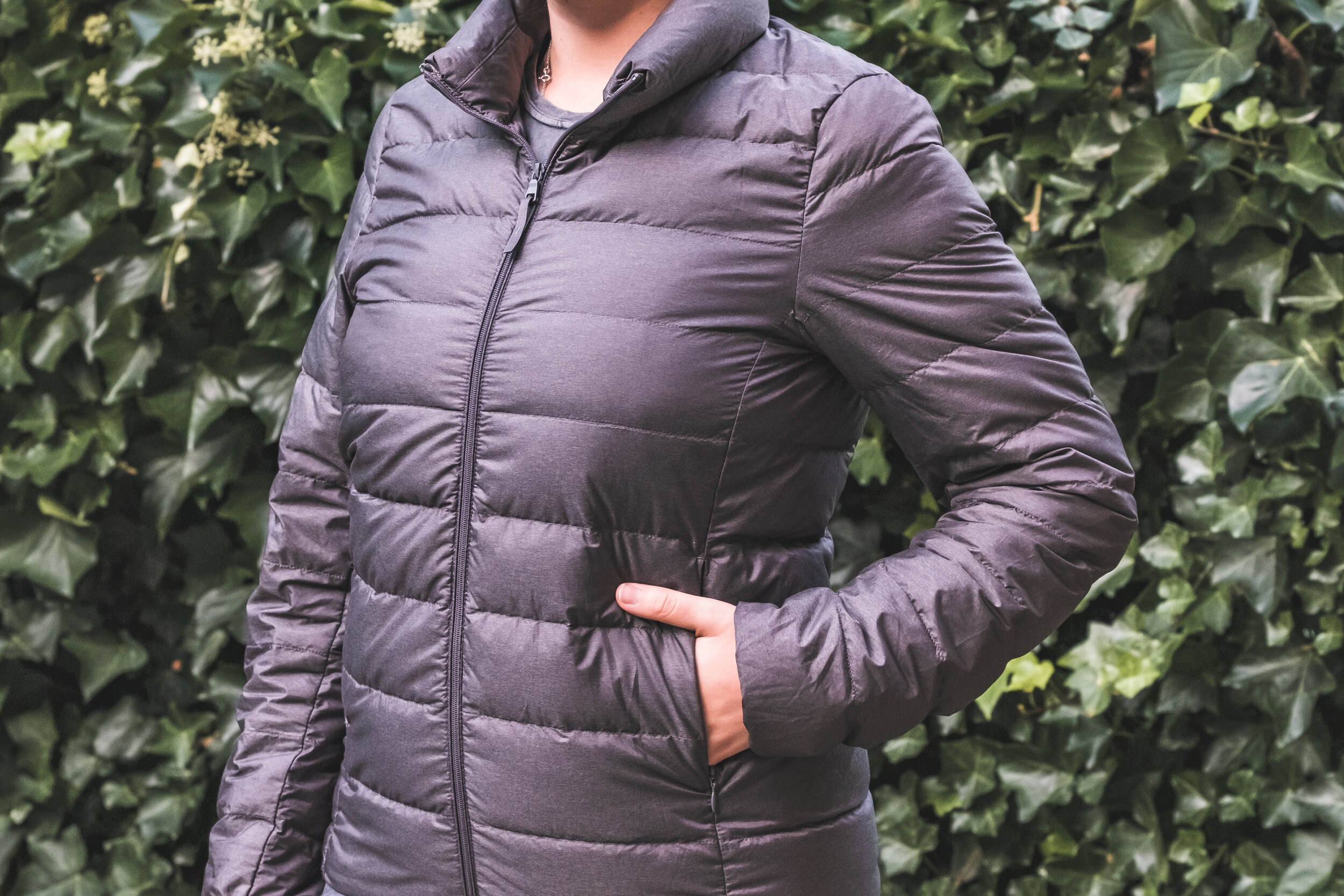 Uniqlo Women Seamless Down Parka Hooded Jacket Puffer Short Coat Off White  XL  eBay
