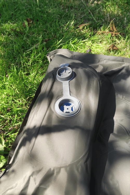 Sleeping Bag Foot Pump - Elegear Double Sleeping Pad Review - The Wildest Road Blog.png