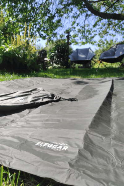 Sleeping Bag Deflated - Elegear Double Sleeping Pad Review - The Wildest Road Blog.png