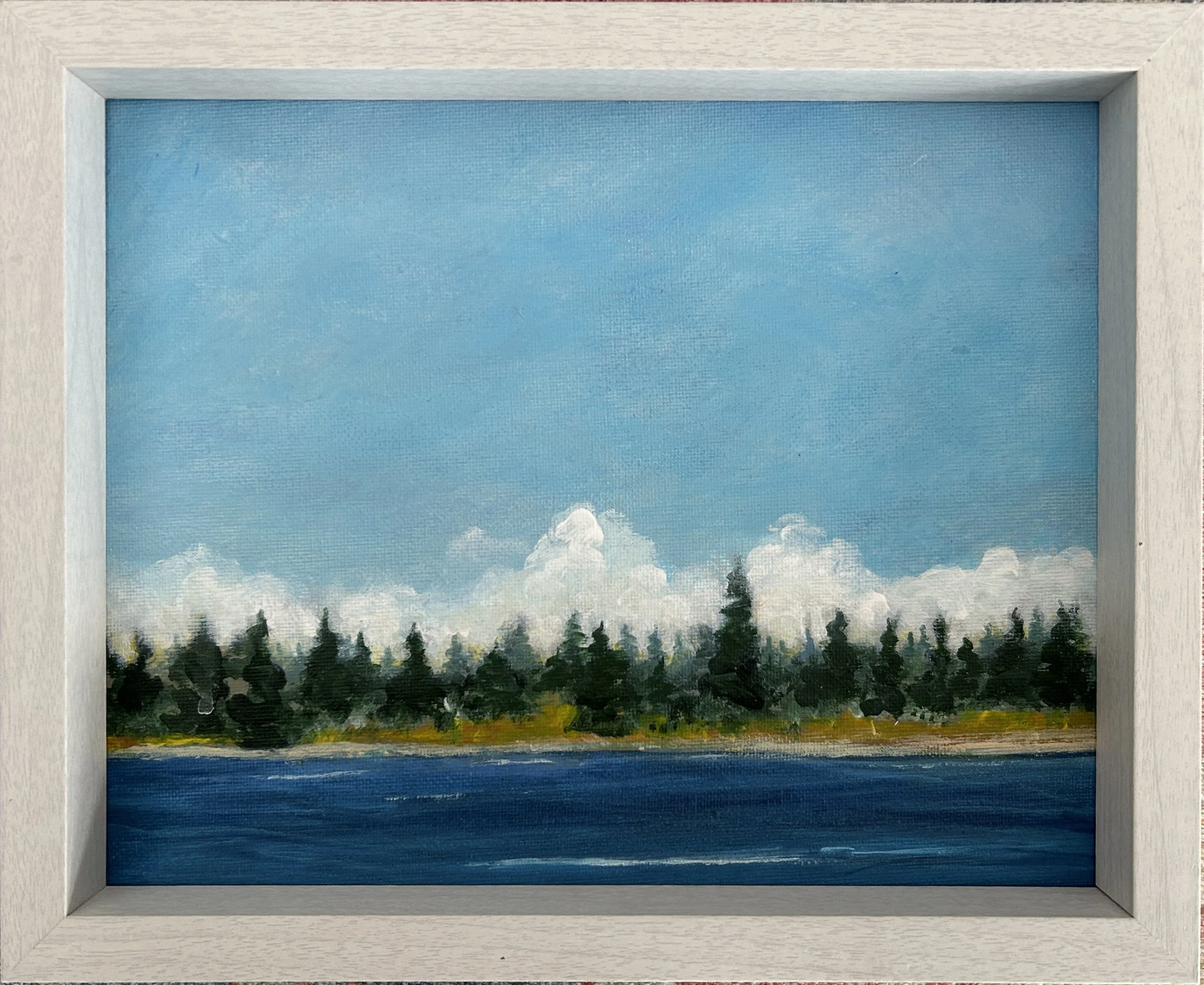 Algonquin Lake • Acrylic on board • 15" x 12" • Available $75