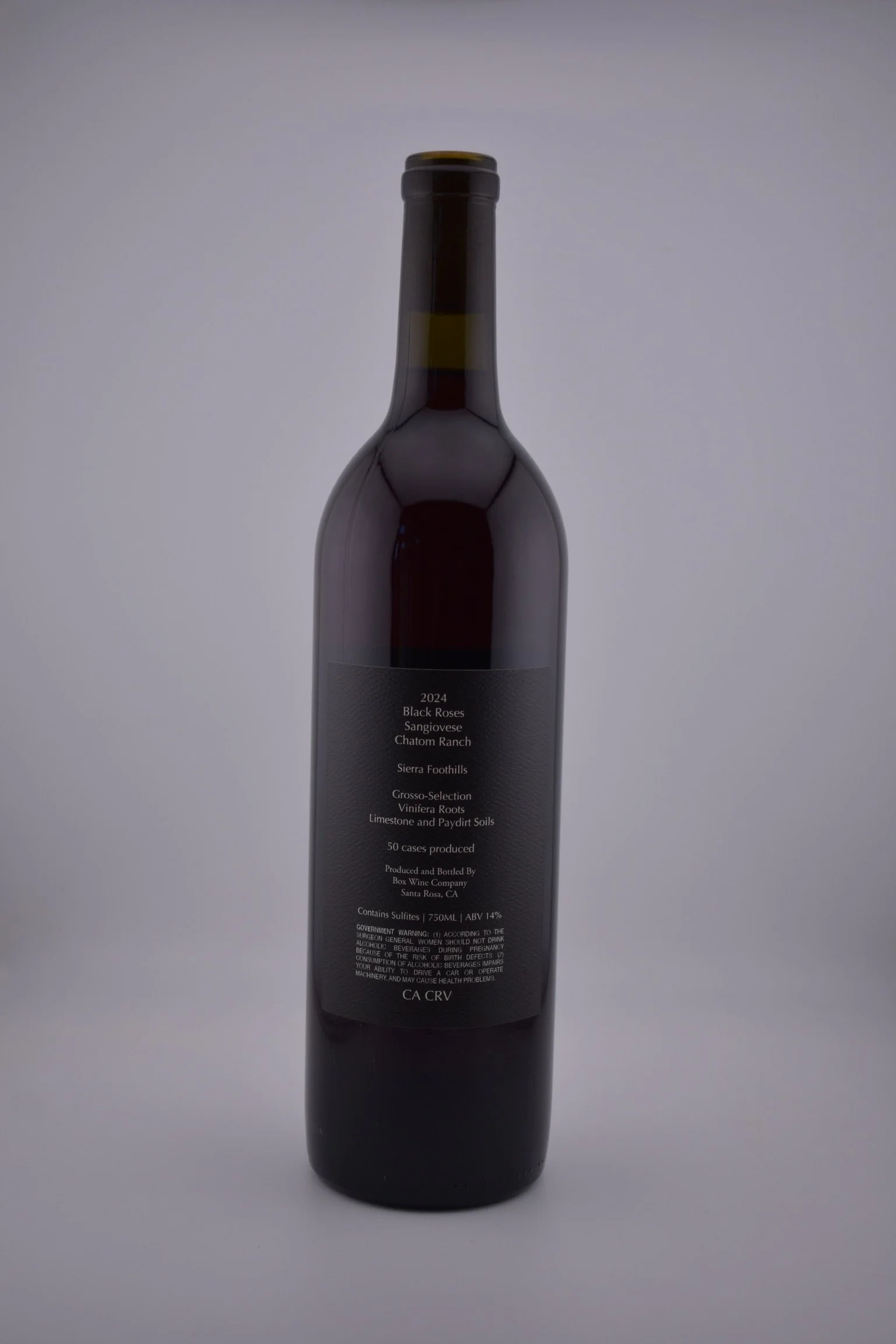 2024 Black Roses, Sangiovese Grosso, Sierra Foothills - Back.JPG (Copy)