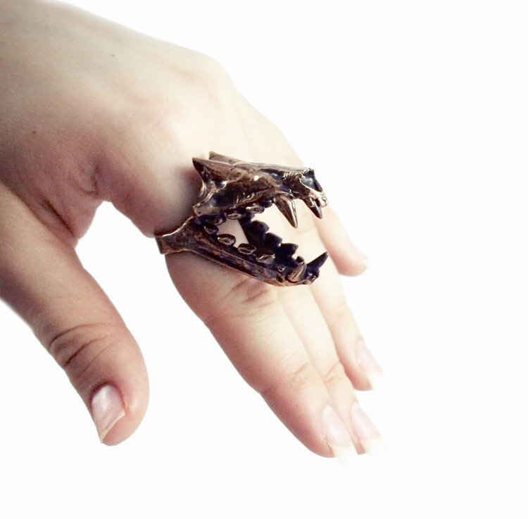  Skull Ring // Bronze (2012) 