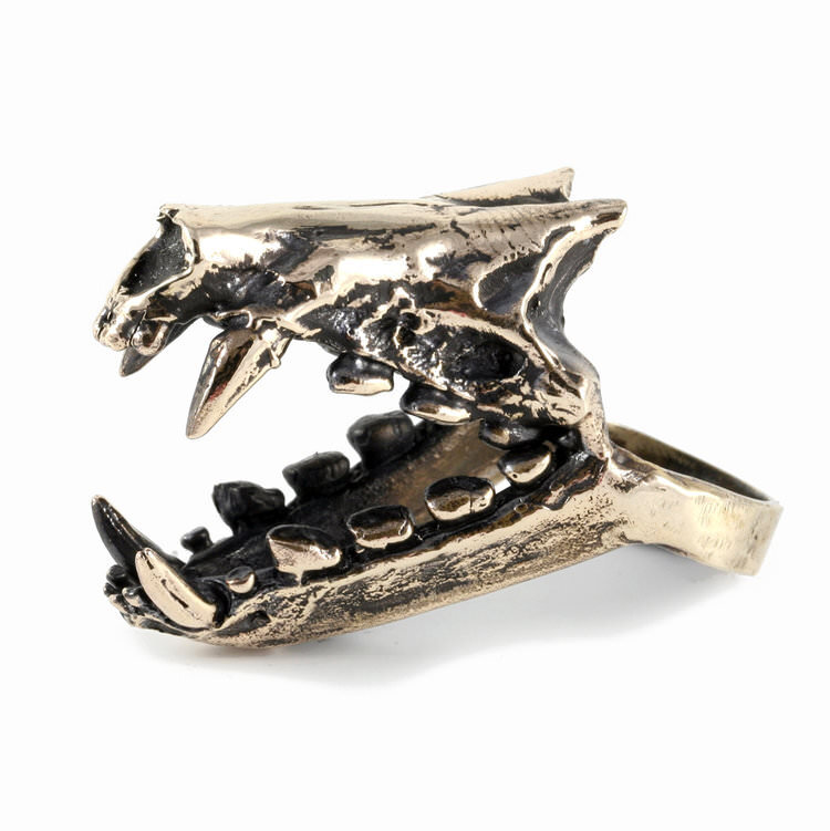 Skull Ring // Bronze (2012)