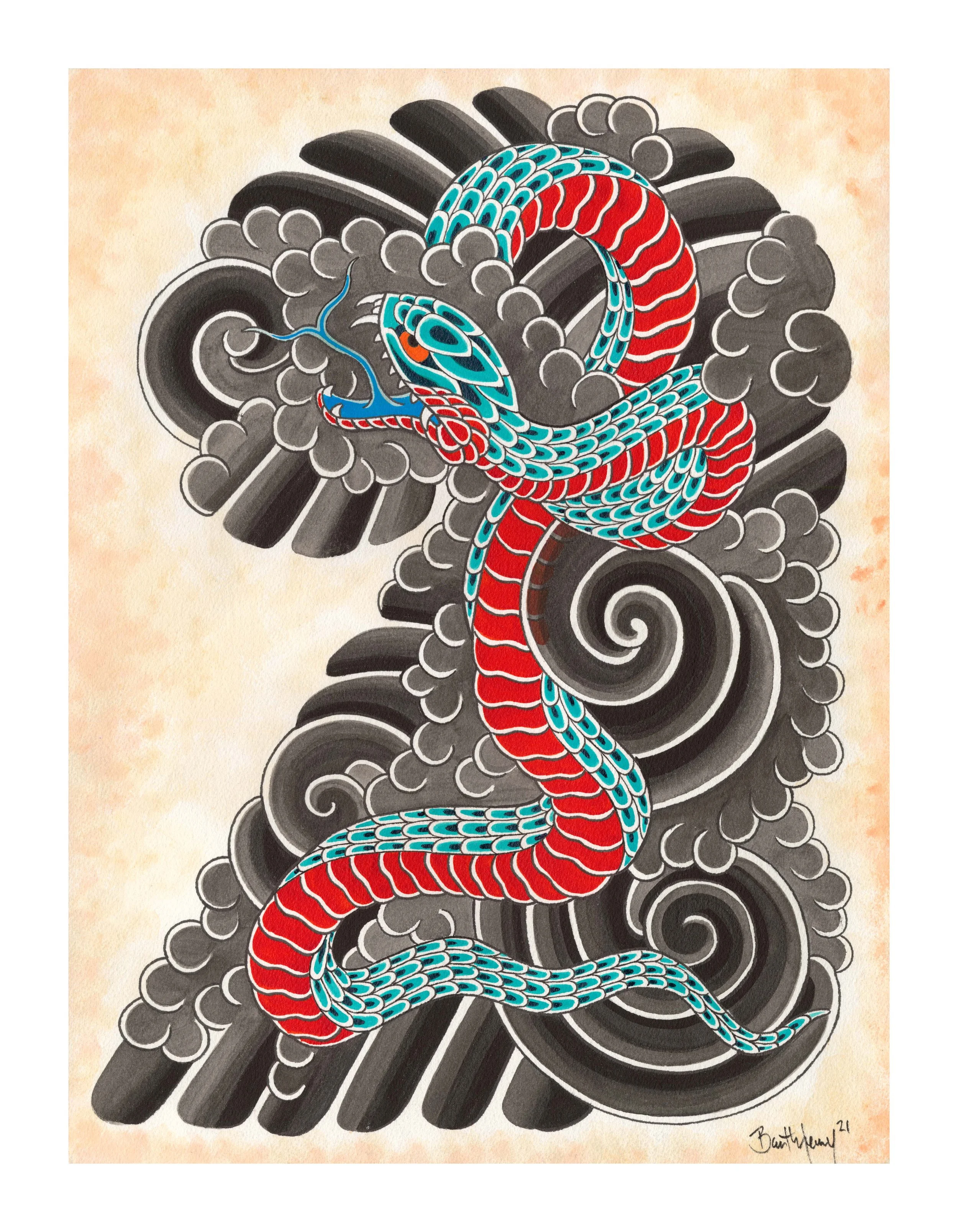 Snake Sleeve by Barry Barthelemy