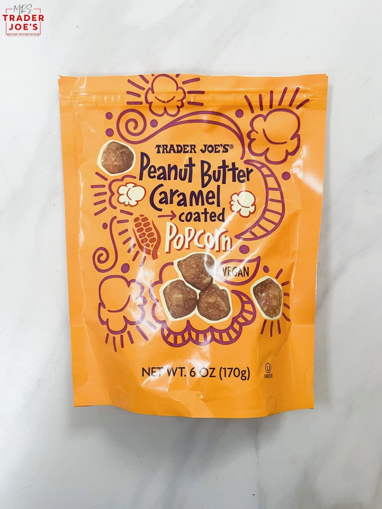 Peanut Butter Caramel Popcorn — Mrs. Trader Joe's