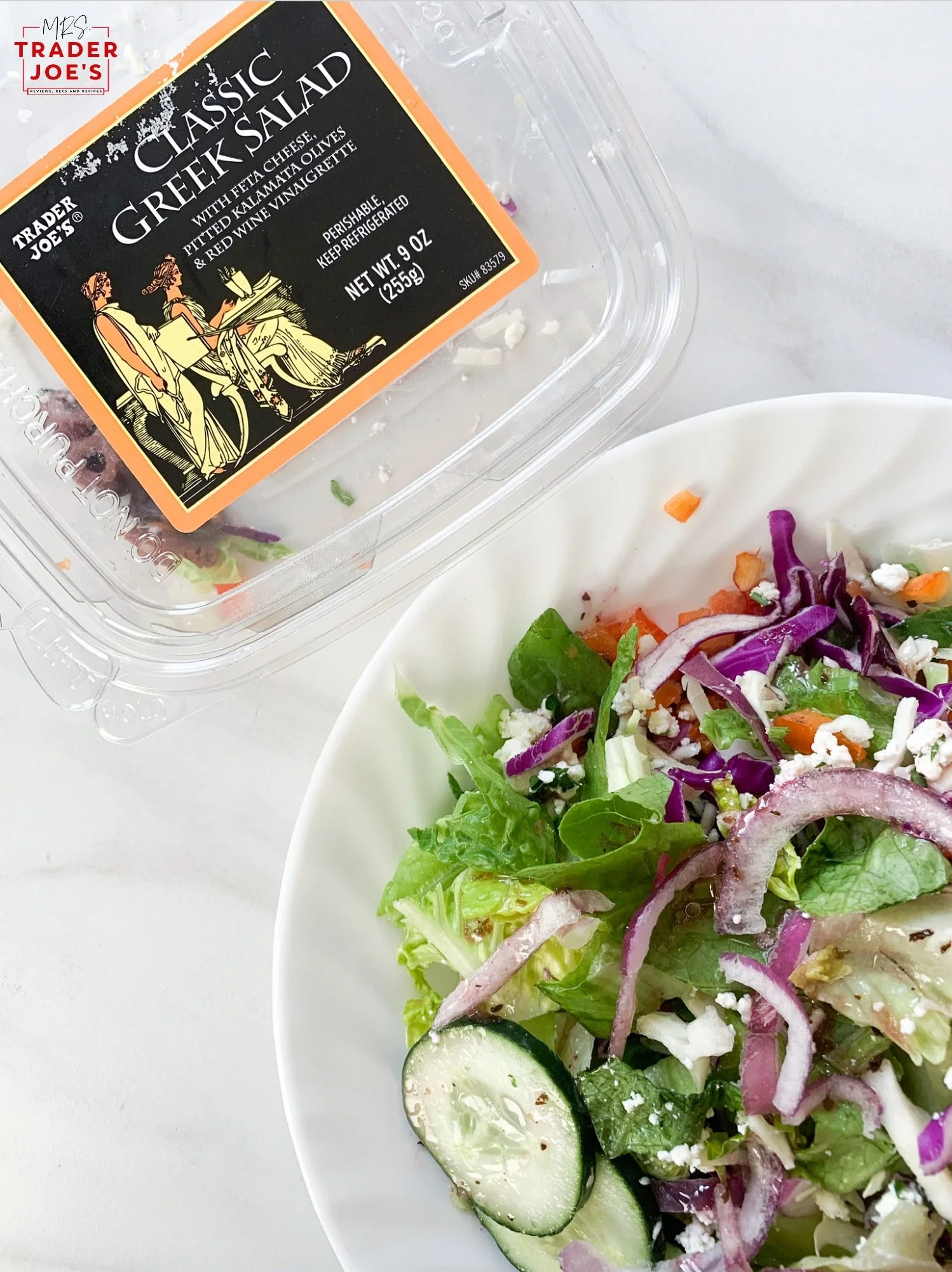 Classic Greek Salad — Mrs. Trader Joe's