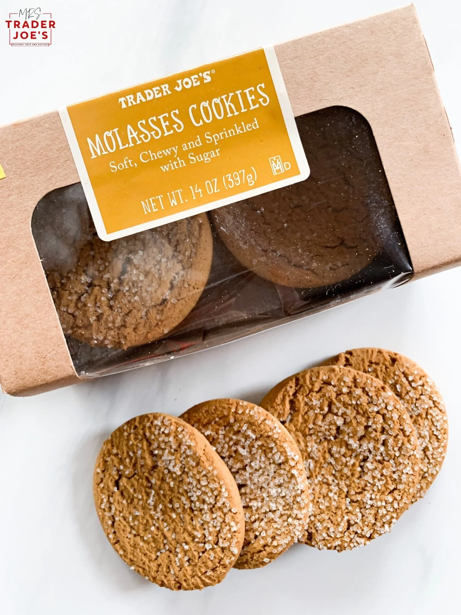 Molasses Cookies — Mrs. Trader Joe's