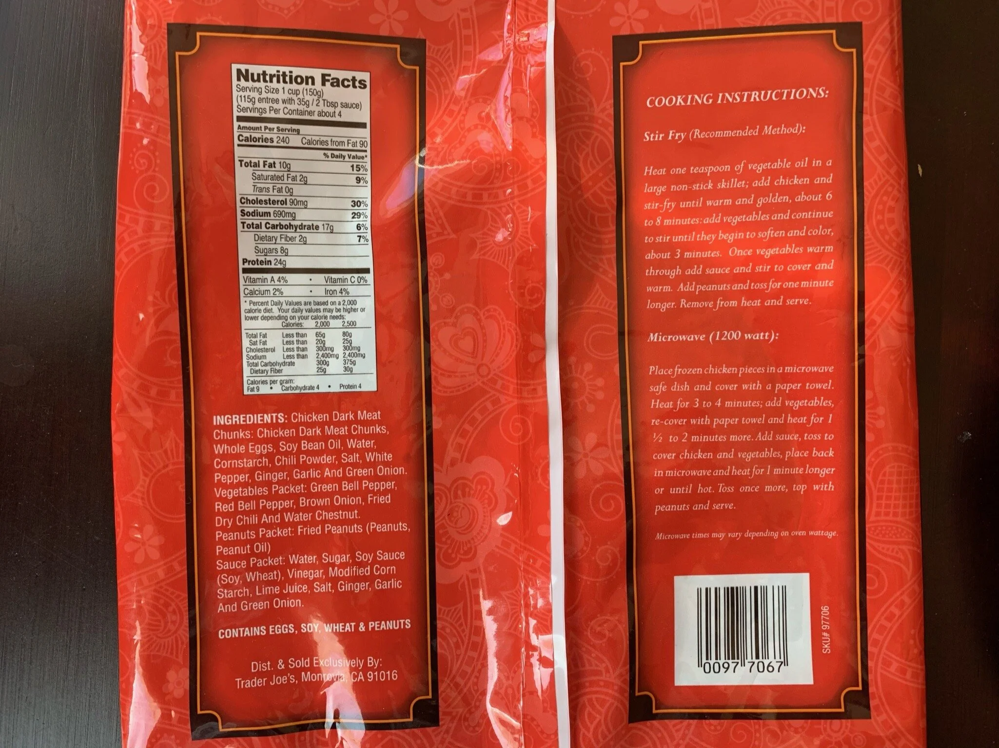 Kung Pao Chicken — Mrs. Trader Joe's