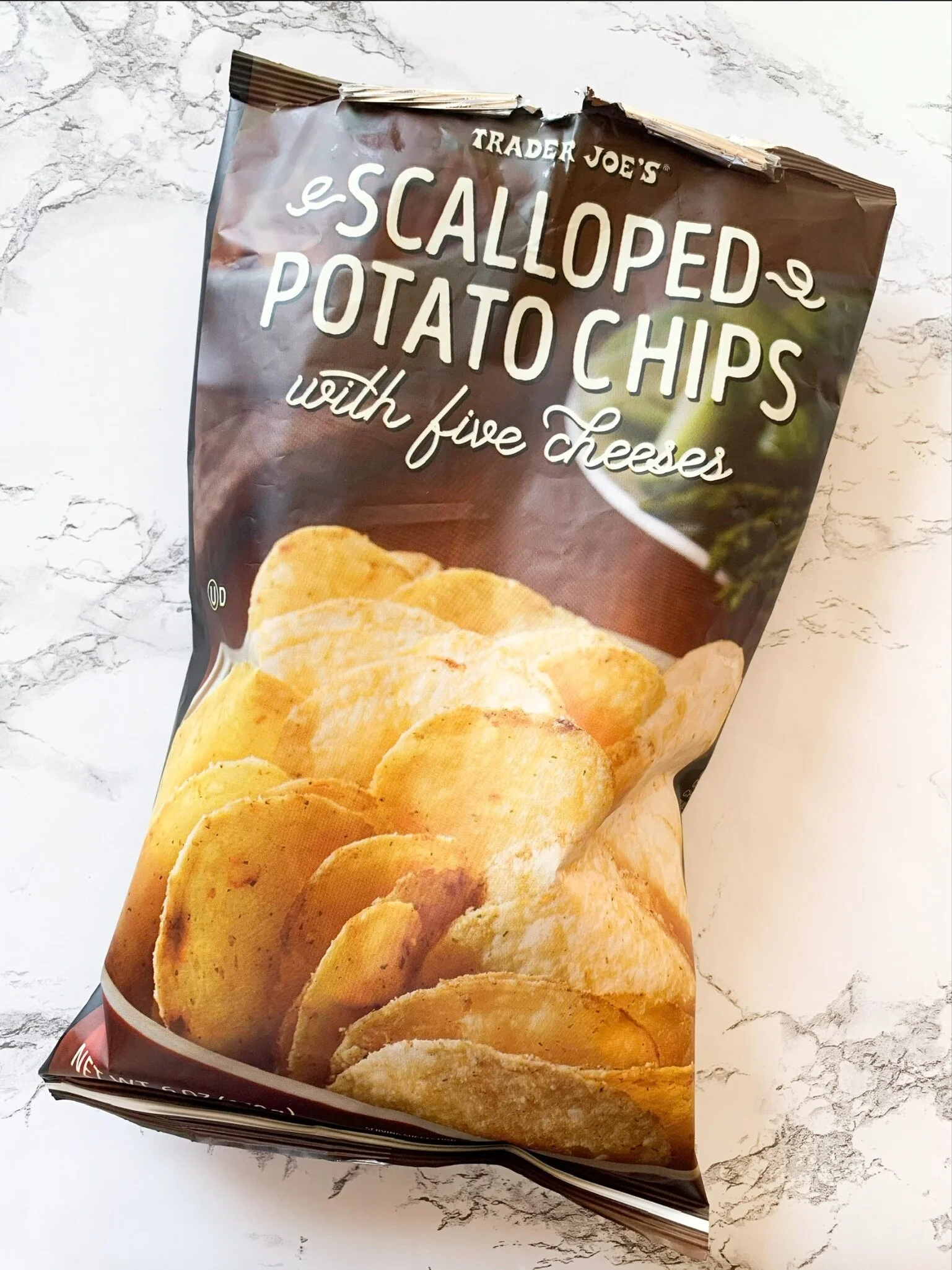 Scalloped Potato Chips — Mrs. Trader Joe's