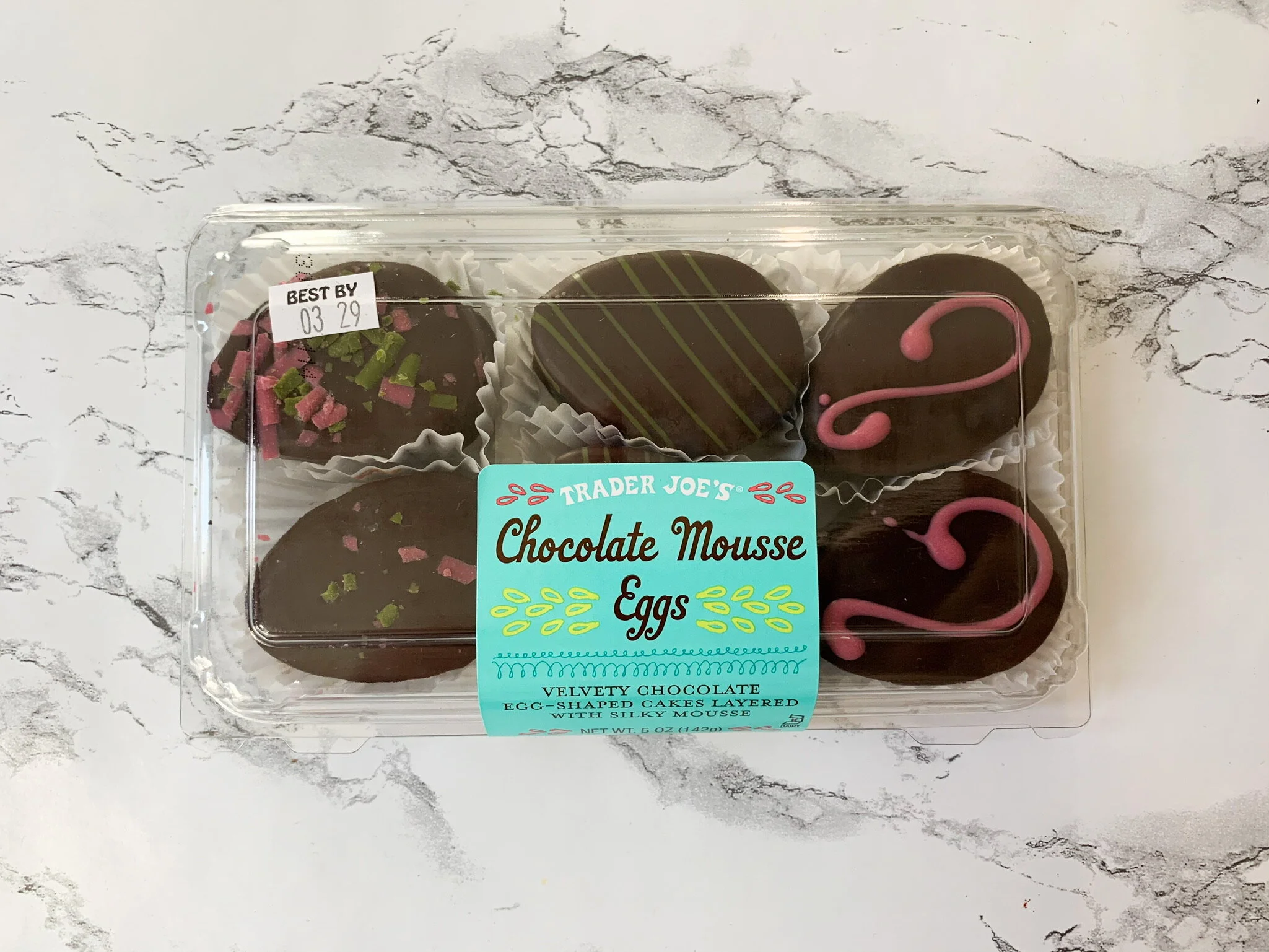 Chocolate Mousse Eggs — Mrs. Trader Joe's