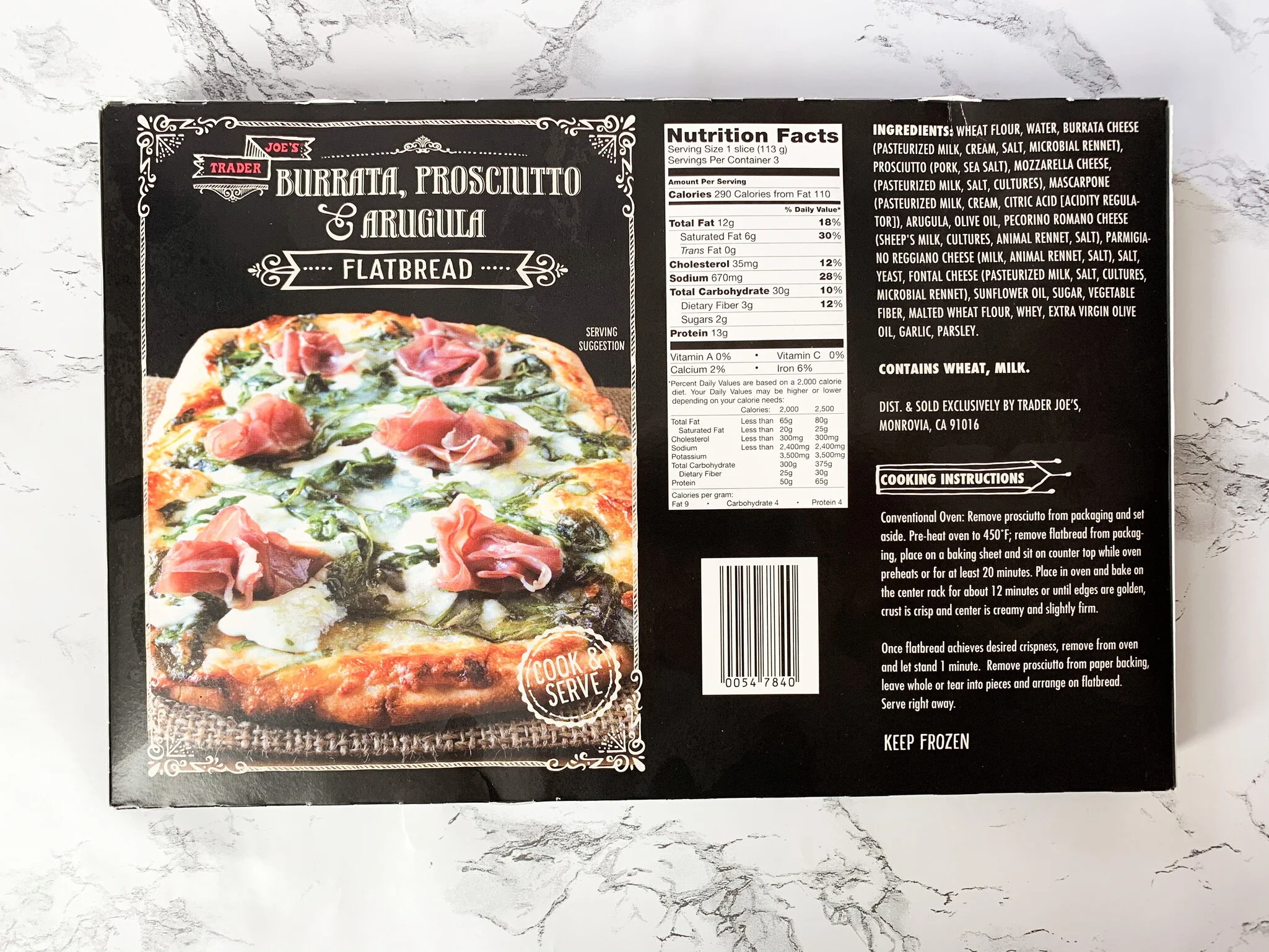 Burrata, Prosciutto & Arugula Flatbread — Mrs. Trader Joe's