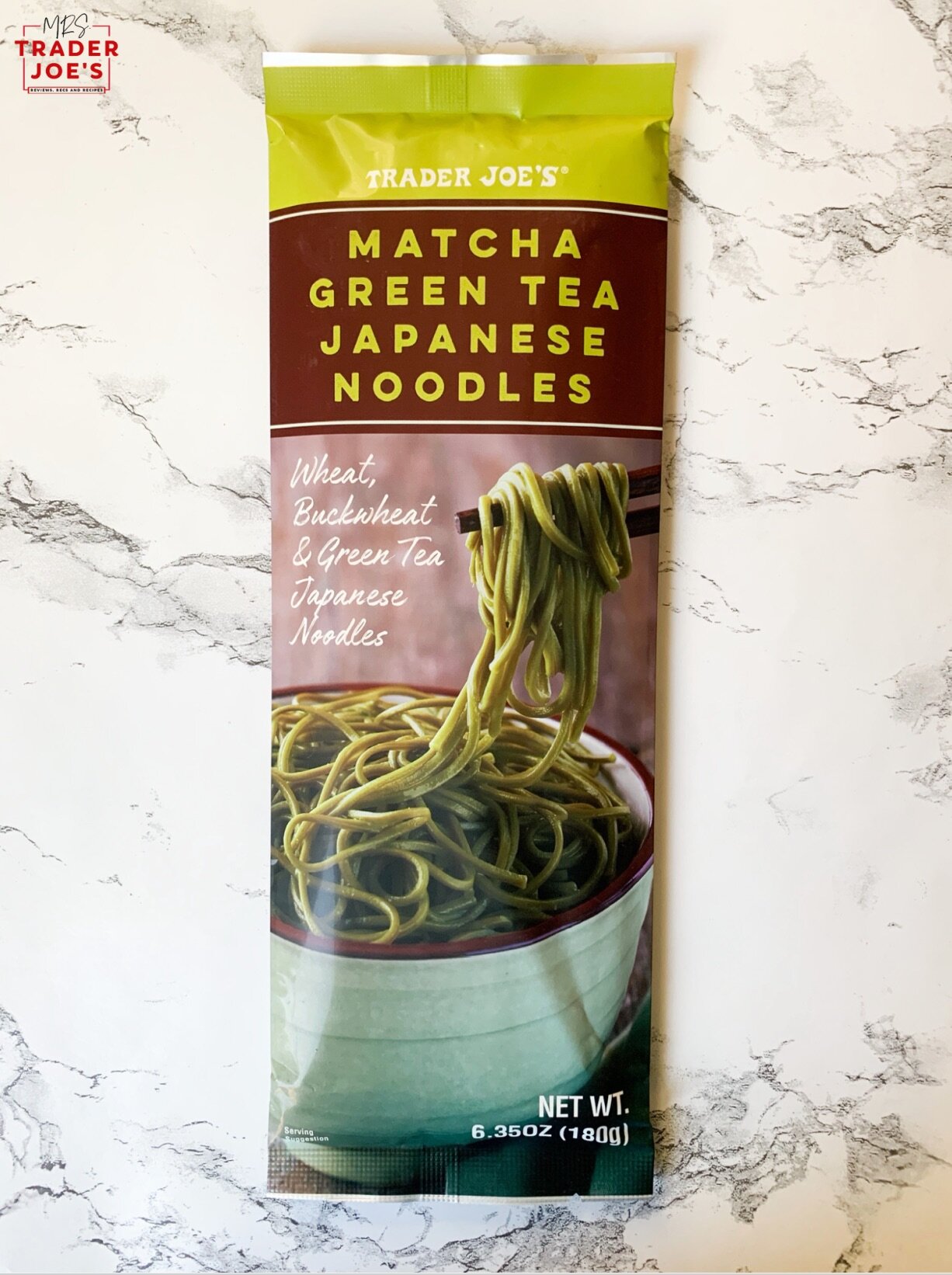 Matcha Green Tea Japanese Noodles — Mrs. Trader Joe's