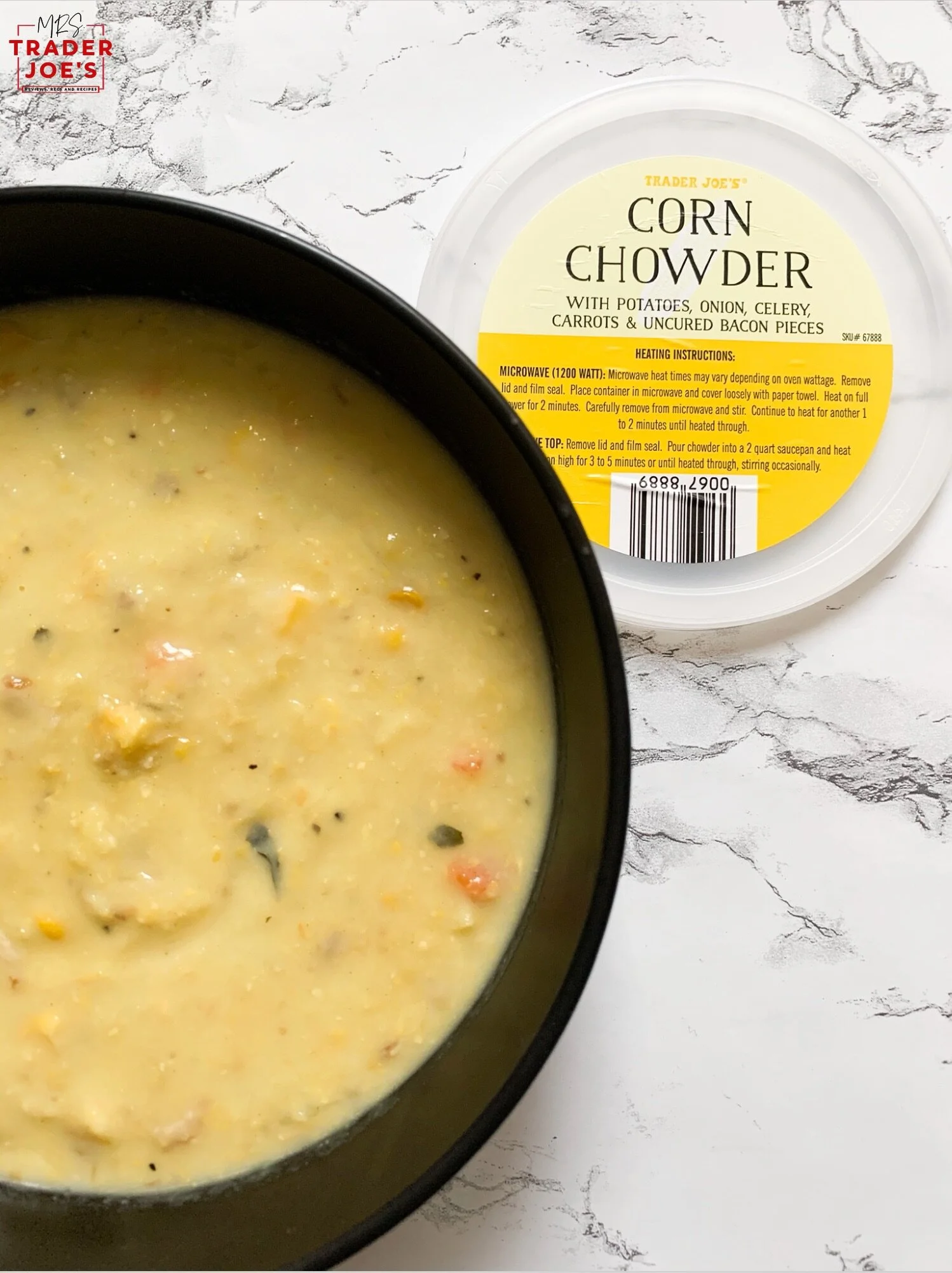 Corn Chowder — Mrs. Trader Joe's