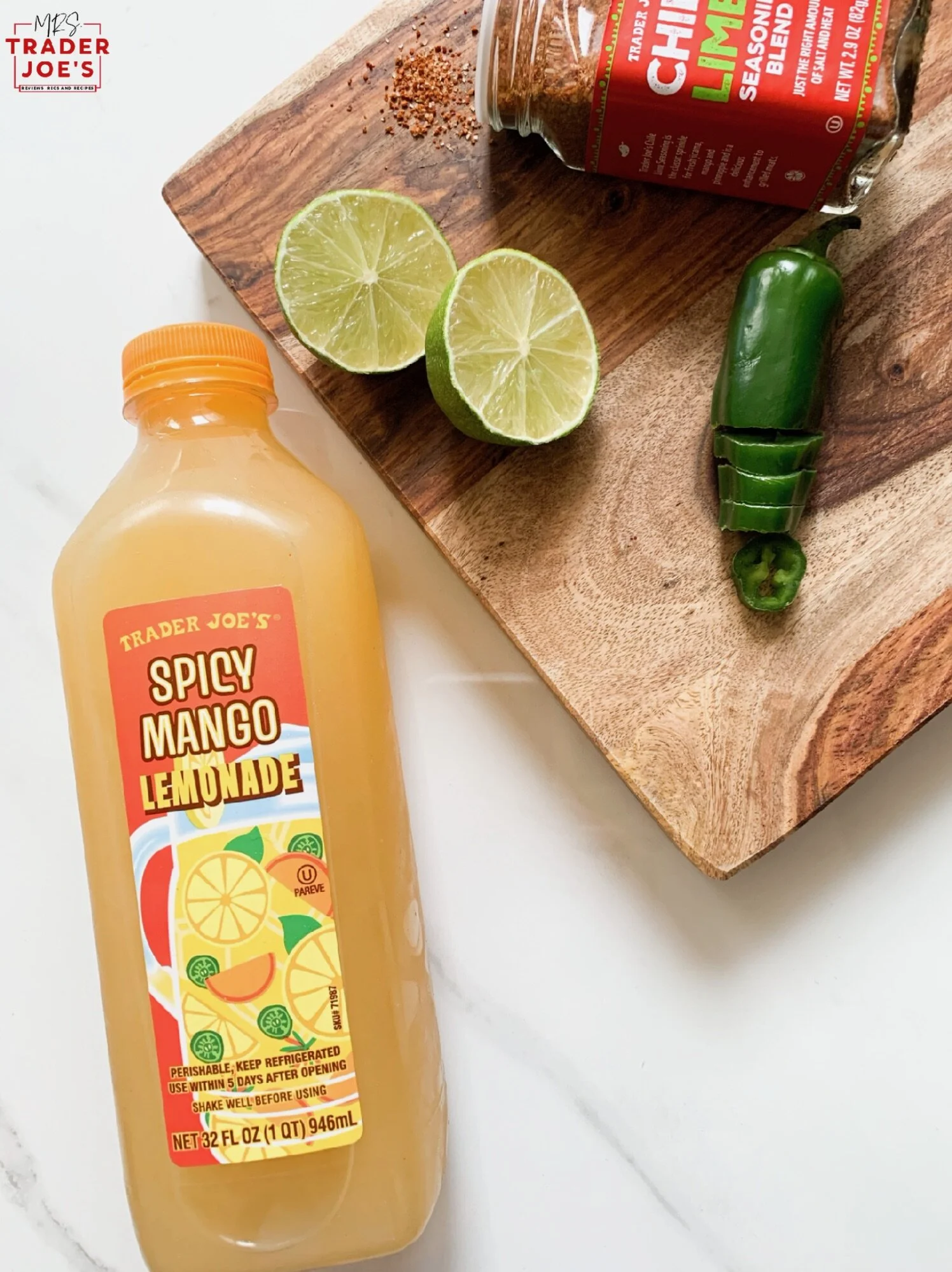 Spicy Mango Lemonade — Mrs. Trader Joe's